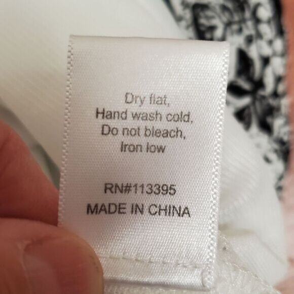 c'isa Black and White Mini Dress in size M - Picture 8 of 12